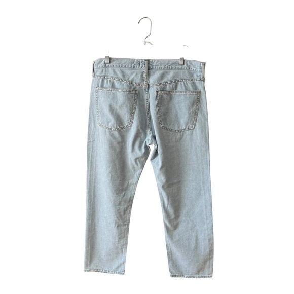AGOLDE Parker Jeans in Pivot Size 30 Relaxed Straight Leg Denim Crop Button Fly - Picture 9 of 12